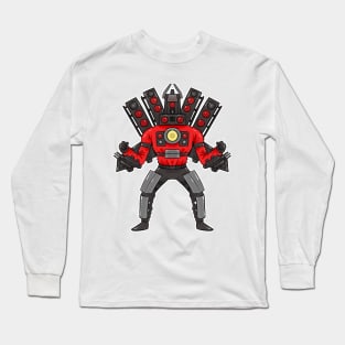 SKIBIDI TOILET SPEAKERMAN Long Sleeve T-Shirt